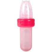 Kit Porta Frutinha e Colher Dosadora Rosa Buba
