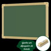 LOUSA QUADRO VERDE ESCOLAR 40 X 60 CM + APAGADOR