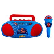 Brinquedo Musical - Boombox Karaokê - Homem-Aranha - Candide