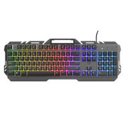 Teclado Gamer Membrana Trust ESCA GXT 853 - Metal Led Rainbow