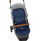 Capa de Carrinho de Bebê Basic Azul Marinho - Batistela Baby