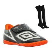 Kit Chuteira Futsal Umbro Sala V Infantil + Meião