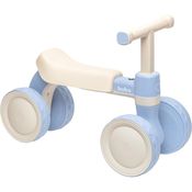 Bicicleta Infantil Equilibrio 4 Rodas C/ Som - Buba Azul