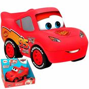 Carrinho Roda Livre Relâmpago McQueen Com Expressão Nos Olhos Disney Carros