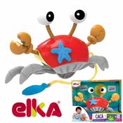 Brinquedo Para Bebês Didático Caranguejo Cacá Mexe Perninhas Elka Brinquedos