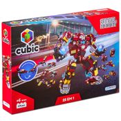 Blocos de Montar Cubic 25 em 1 Steel Robot 575 Peças Multikids - BR1617OUT [Reembalado] BR1617OUT