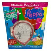 Revista Atividade para colorir Peppa Pig - Um dia divertido