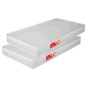 Kit 2 Colchões Para Mini Cama Liso 148x68x12 cm D20 - Prorelax