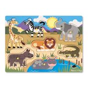 Quebra-Cabeca - Melissa & Doug - Safari - Sunny