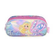 Estojo Escolar Luxcel Barbie Borboleta Rosa