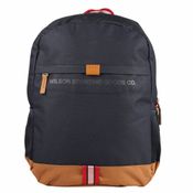 Mochila De Costas Wilson Em Poliester Azul Marinho 65AD005N