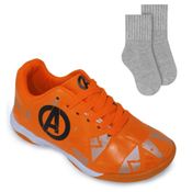 Kit Tênis Dray Marvel Avengers Infantil + Meia