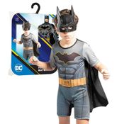 Fantasia Menino Batman 03 A 12 Anos P Ao G Festa Criança