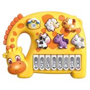 BRINQUEDO EDUCATIVO MUSICAL TECLADO GIRAFA  - DM BRASIL