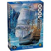 Navio Pirata Quebra-Cabeça 1000 Peças - Grow 04264