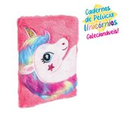 Caderno De Pelucia Unicórnio Estrela - Polibrinq SCB102