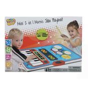 Tapete Brinquedo Musical 2Em1 C/ Teclado E Bateria - SLW9382
