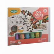 Livro Para Colorir Com Fábrica De Adesivo Unicornios AXM-225