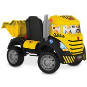 Mini Caminhão Brutus Construtor a Pedal Bandeirante Amarelo 920 24M+