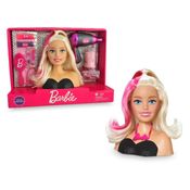 Busto com Acessórios - Barbie Styling Head Hair - Preto - Pupee