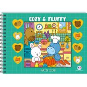 Cozy and Fluffy Green - Livro de colorir