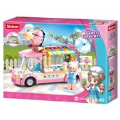 Blocos de Montar Carrinho de Sorvete Cubic 145 Pcs Multikids - BR2279 BR2279