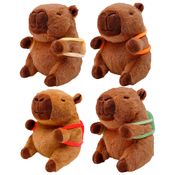 Pelúcia - Capivara - Mochilinha Frutas - Modelos Sortidos - 40cm - Semaan