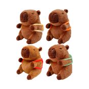 Pelúcia - Capivara - Mochilinha Frutas - Modelos Sortidos - 20cm - Semaan
