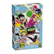 Teen Titans Go Quebra-Cabeça 100 Peças - Grow 04531