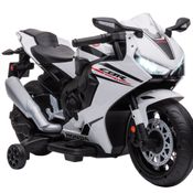 Moto Eletrica Infantil Zippy Toys Honda CBR 1000RR 6V Branca