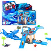 Pista Para Carrinhos Hot Wheels Tubarão 2 andares