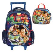 Kit Mochila De Rodinha Toy Story Equipe +Lancheira Luxcel