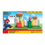 Playset Planície das Bolotas com Boneco Mario - Super Mario