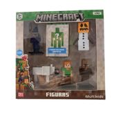 Minecraft - Pack com 6 Figuras - Modelo 3 - Multikids
