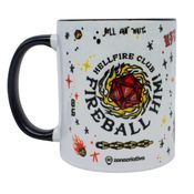 Caneca Stranger Things Fireball 350Ml Zona Criativa 10025204
