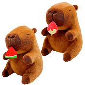 Pelúcia - Capivara - Frutas - Sortida - 30cm - Semaan