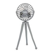 Mini Ventilador Portátil para berço ou carrinho Cinza Buba