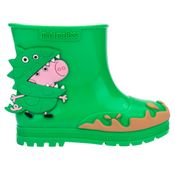 Galocha Infantil Mini Melissa Peppa Pig Welly Verde