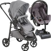 Carrinho de Bebe Bebe Conforto Base Galzerano Olympus Cinza