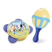 Instrumento Musical - Maraca e Pandeiro - Bluey - Elka