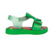 Sandália Peppa Pig e George Mini Melissa Jump Verde