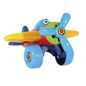 Avião Didático Colorido (desmontável) - POLIPLAC