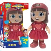 BONECA AVENTUREIRA GI NETO VERMELHA - NOVABRINK