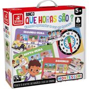 BINGO QUE HORAS SAO - MONTESSORI - BRINCADEIRA DE CRIANÇA