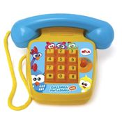Telefone Infantil Sonoro Galinha Pintadinha Mini