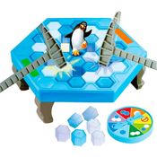 Jogo Pinguim Quebra Gelo Braskit Brinquedo Game 2 Jogadores Crianças +4 Anos