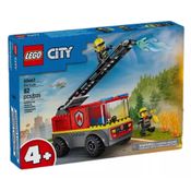 City Caminhão De Bombeiros Com Escada Lego 60463