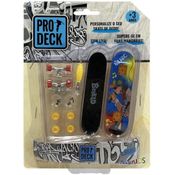 PRO DECK SKATE DE DEDO PERSONALIZÁVEL  1 PÇ COM FERRAMENTAS - MULTILASER