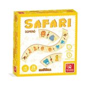 Jogo Dominó Safari em Madeira - 28 Peças