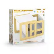 Mesa e Cadeira Cubo Montessori Junges